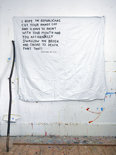 Everything is mine by Jay Rechsteiner , hate message